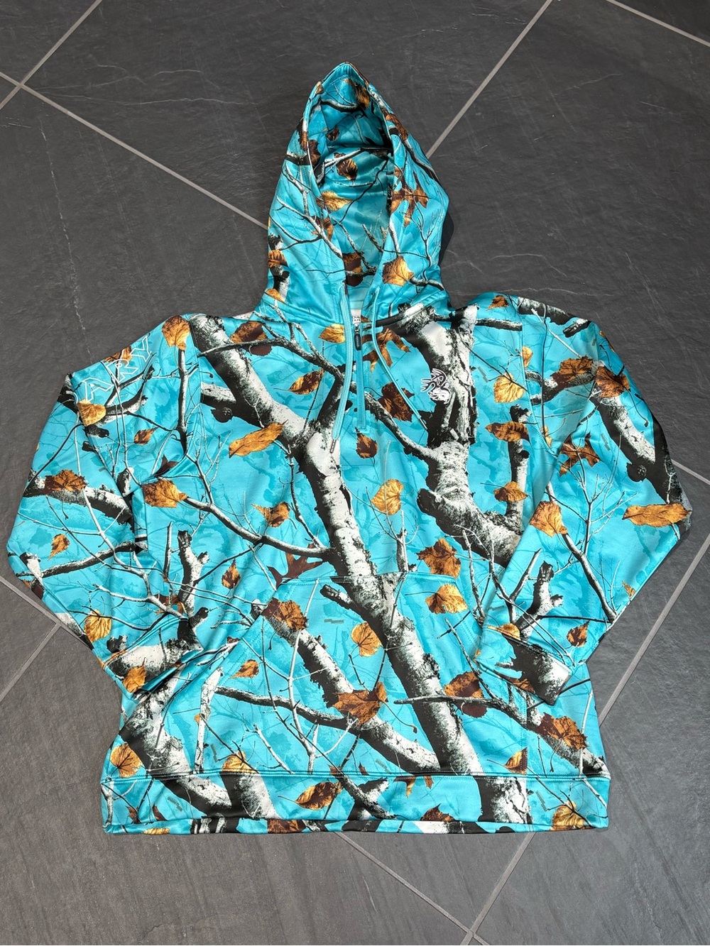 Aqua Camouflage Legendary Hoody XL